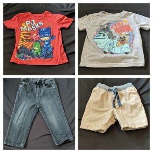 Wrangler, Carter's, puppy dog pals, and pj masks